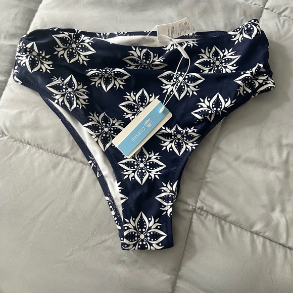 Large solid and boho print bottom brand new Bikini - Picture 9 of 9